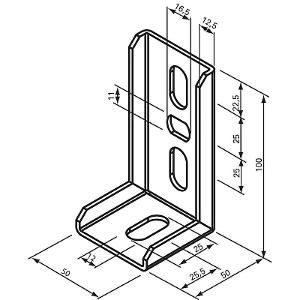 Universalwinkel 90° 